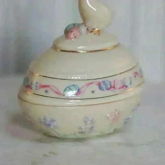 The Springtime Goose Easter Egg Lenox  2003 Limited Edition Porcelain - Picture 3 of 11